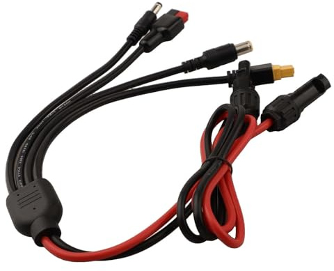 URPIZY Adaptateur de raccordement pour panneau solaire 4 en 1 avec connecteurs XT60 DC5521 DC7909 en cuivre sans oxygène pour station d'alimentation ECOFLOW River/Delta et Anker compatibles avec les
