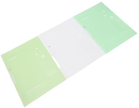 LiebeWH Berichtshülle mit Clamp/Holder, Verdickter PP-Aktenordner für Papier Im A4- und Letter-Format, 40 Blatt Kapazität, 3er-Set für Büro, Schule, Heimarbeit, Durchsichtiger Kunststoffordner
