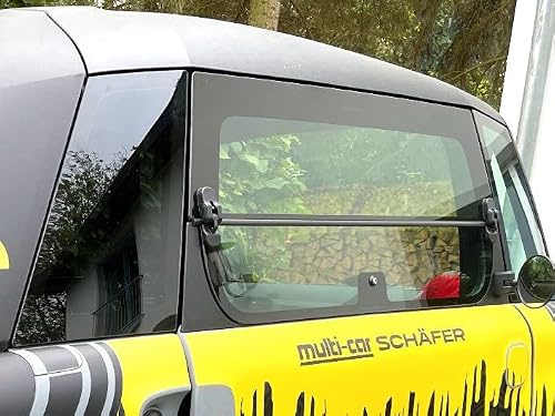 Sonnenschutz für Opel Rocks-e oder citroën ami Sonnenblende (schwarz) Tönung - passgenau mit ABE