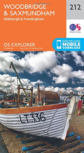 Woodbridge and Saxmundham (OS Explorer Map)