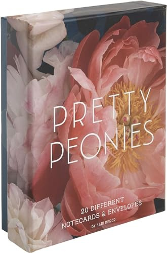 Chronicle Books Pretty Peonies: 20 Different Notecards & Envelopes