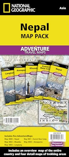 Nepal [map Pack Bundle]: Adventure Maps (National Geographic Adventure Map)