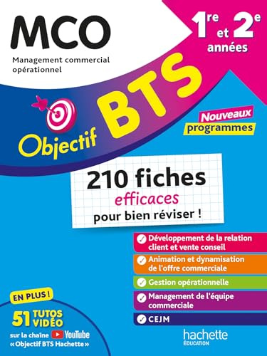 Objectif BTS MCO - 210 fiches efficaces pour bien réviser - 2025