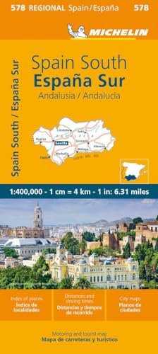 Mapa Regional España Sur - Andalucia (11578): Straßen- und Tourismuskarte 1:400 000: 578