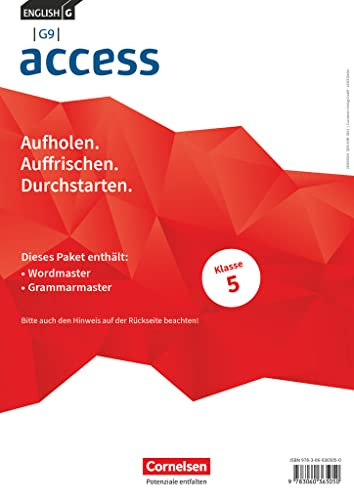 Access - G9 - Ausgabe 2019 - Band 1: 5. Schuljahr: Wordmaster und Grammarmaster - Im Paket
