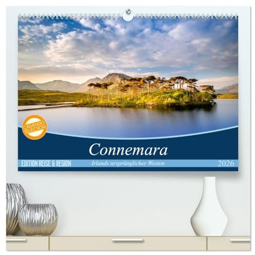 Connemara - Irlands ursprünglicher Westen (hochwertiger Premium Wandkalender 2026 DIN A2 quer), Kunstdruck in Hochglanz: Die ursprüngliche Landschaft ... auf die Besucher aus. (CALVENDO Natur)