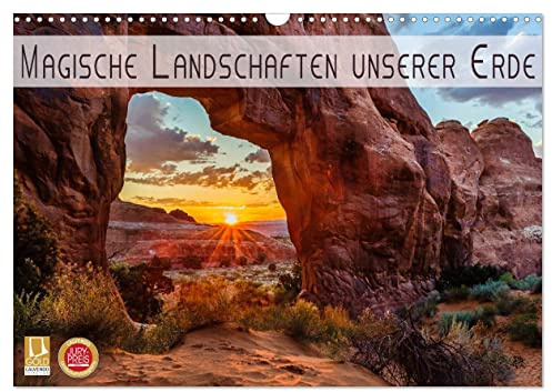 Magische Landschaften unserer Erde (Wandkalender 2026 DIN A3 quer), CALVENDO Monatskalender: Faszinierende Landschaften aus allen Teilen der Welt fotografisch festgehalten. (CALVENDO Natur)