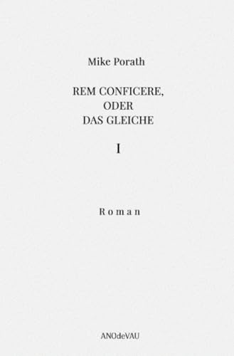 Rem conficere, oder Das Gleiche (Band 1): Eine Berichterstattung