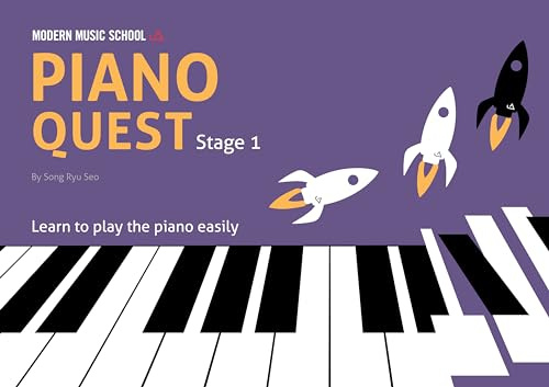 Piano Quest Stage 1 - Learn to play the piano easily - For children and adults - Easy piano songs for beginners