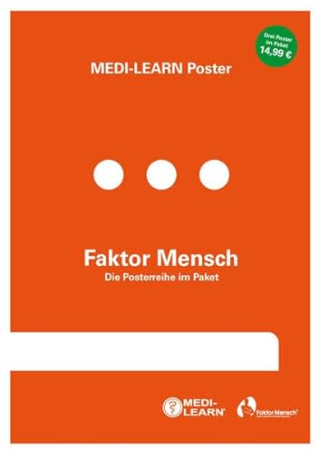 Faktor Mensch - Die Posterreihe im Paket (3 Poster) - MEDI-LEARN Poster