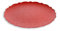 Bandeja redonda de acero color rojo 35 cm Dressed