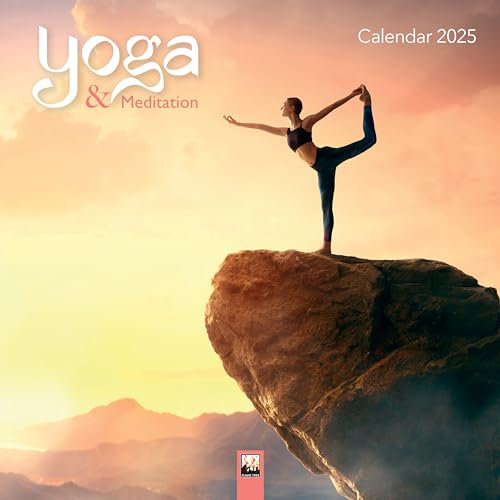 Yoga & Meditation 2025: Original Flame Tree Publishing-Kalender [Kalender] (Wall-Kalender)
