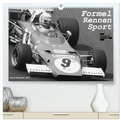 Formel - Rennen - Sport (hochwertiger Premium Wandkalender 2026 DIN A2 quer), Kunstdruck in Hochglanz: Nürburgring, Nivelles, Hockenheim: spannende ... der 70ger und 80ger Jahre (CALVENDO Sport)