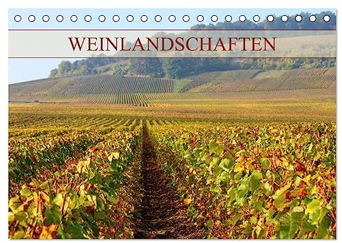 Weinlandschaften (Tischkalender 2026 DIN A5 quer), CALVENDO Monatskalender: Entdecken Sie traumhafte Weinlandschaften in deutschen und französischen Anbaugebieten (CALVENDO Natur)