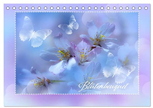 Blütenbouquet (Tischkalender 2026 DIN A5 quer), CALVENDO Monatskalender: Fine Art - Blüten farbig - Macro Aufnahmen (CALVENDO Natur)