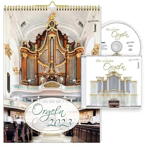 Orgeln 2023: Kalender mit CD