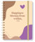 Happiness blooms from within Spiral-Kalenderbuch A5 2025: Taschenkalender 2025 mit Spiralbindung und viel Platz für Termine. Praktischer ... und Stickerbögen. (Kalenderbücher Heye)