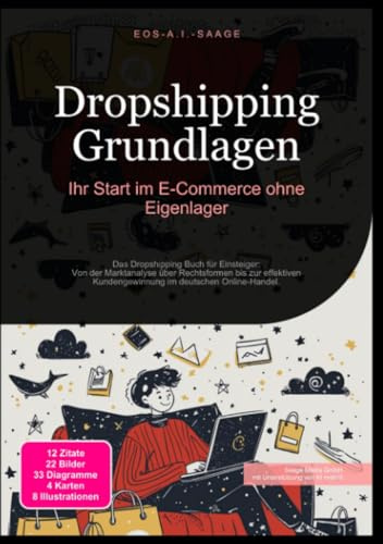 Dropshipping Grundlagen: Ihr Start im E-Commerce ohne Eigenlager: Das Dropshipping Buch für Einsteiger: Von der Marktanalyse über Rechtsformen bis zur ... Kundengewinnung im deutschen Online-Handel.