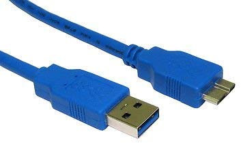 Babz Tech USB CABLE LEAD CORD WIRE FOR VERBATIM PORTABLE 750GB EXTERNAL HARD DRIVE