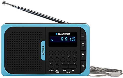 Blaupunkt pr5bl récepteur de radio FM, analogique, LCD, 123 x 30 x 72 mm)