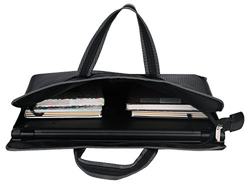 A4 Portable Oxford Handbag Expanding Folder Briefcase Documents Messenger Bag for Books, iPad, Files Storage - Pouch Organiser for Conference, Business Travel