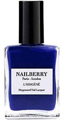 Nailberry L'Oxygéné Oxygenated Nail Lacquer | Maliblue, 15ml | Polish for a Healthier Manicure & Long Lasting Colour | 12-Free, Vegan, Halal, Cruelty & Gluten Free