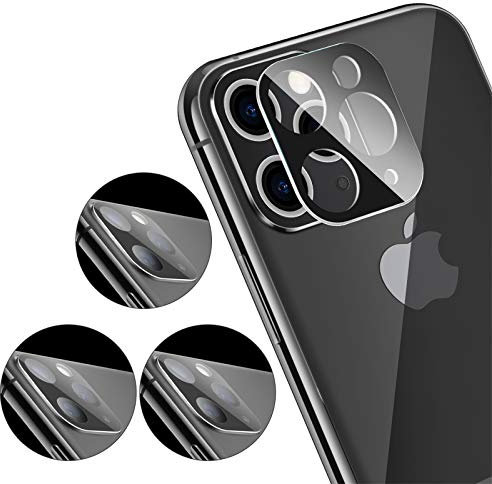 Tuopuna [3 packs Compatible with iPhone 11 Pro/iPhone 11 Pro Max Camera Lens Protector Transparent Flexible Glass Protector - High Definition Camera Protector for iPhone 11 Pro Max