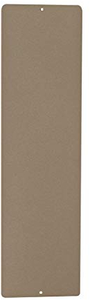 KalaMitica - Magnettafel für die Wand, Kreidetafel Magnetisch aus Stahl, beschreibbar mit Kreide und abwischbar, Pinnwand für Magnete - Beige - 14 x 50 cm