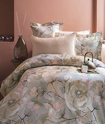 optimawohnen Bettwäsche 135x200cm Mako-Satin Sakura 3 teilig