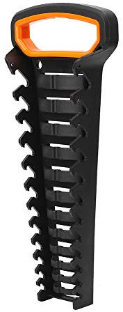 Spanner Organizer, Wrench Sorter Holder Bracket Spanner Organizer Storage Tray Socket Wall Mounted Tool Self‑Locking Function(12 Wrench Capacity)