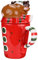 Amosfun Weihnachtsbecher Rentier Keramik Kaffeetasse Tee Milch Tasse