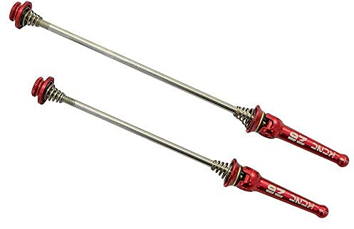 KCNC Z6 KQR Road Edelstahl Achse Hub Spieß Rot KQR-04-RD-R, SK2114-T