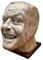 Skulptur der Shining Buchstütze Bibliothek Here's Johnny Skulptur, Kunstharz, Schreibtisch-Ornament, Bücherregal, lustiges Ornament