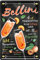schilderkreis24 – Blechschild Cocktail Rezept Deko Bar Küche Kneipe Pub Theke Geschenk Geschenkidee Geburtstag Weihnachten Longdrink Tonic Spirituosen Trinker 20x30 cm (Bellini)