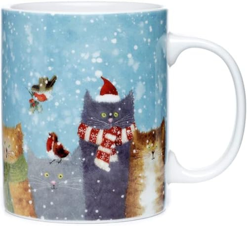 Mug en Porcelaine Jan Pashley - Chats en Hiver