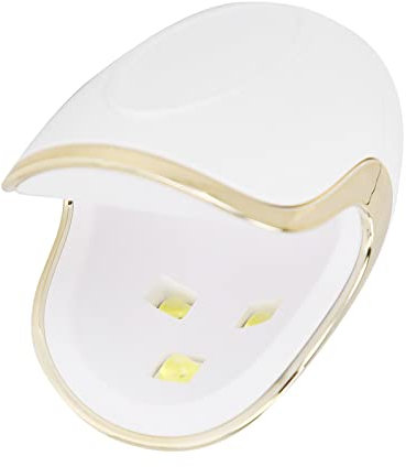 Mini LáMpara de uñAs de Gel UV, Luz de Secador de uñAs LED UV de 12 W para un Dedo Pequeño para uñAs de Gel, MáQuina PortáTil de Esmalte de uñAs para el Hogar