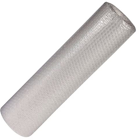Tradineur - Rollo de plástico de burbujas, impermeable, reciclable, embalaje, máxima protección de mercancía, objetos frágiles, 50 cm x 5 metros