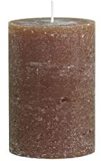 Stumpenkerze Walnuss diverse Größen dicke Kerze Advent Weihnachten Deko Adventskranz, Variante:Ø 10 cm. H 15 cm