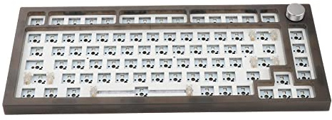 Leeadwaey NT75 3/5-poliger Hot-Swap-Dichtung, mechanische Tastatur, DIY-Kit, rauchschwarz