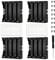 4 PCS 18650 Battery Holder, KUOQIY 4 x 3.7V 18650 Battery Holder Case with Pin, with 2 PCS Plastic Battery Storage Box & Screwdrivers & Screws (4 Slots)