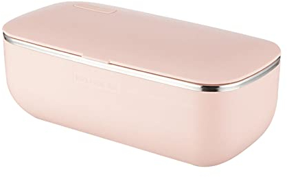 Generic Lonchera antifugas, lonchera autocalentable, lonchera eléctrica portátil para autos, camiones, familias, lonchera eléctrica para adultos, limpieza de todo el cuerpo (rosa, S)