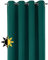 Verdunkelungsgardine mit Ösen, Blackout Ösenschal Blickdicht abdunkelnd, Größe und Farbe wählbar (Breite: 140 cm, Höhe: 225 cm, Petrol)