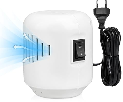 REAQUE Elektrische Vakuumpumpe für Vakuumbeutel, 220V, 55W, 4kPA Saugkraft – Tragbar, Zeit- und Energie sparend, Einfache Bedienung, Vakuum-Platzsparer