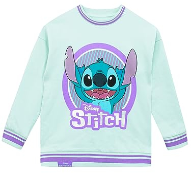 Disney Sudadera De Stitch para Niñas | Ropa De Stitch | Azul 8-9 años