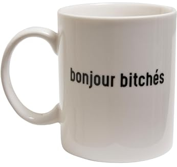 Mister Tee Unisex Bonjour Bitches Cup one size white