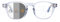 OKH Photochrome Progressive Multifokus Lesebrille UV400 Outdoor Sonnenleser Blau Licht Blockierung für Damen Herren Bifokale Rechteck Brillen Leser(Transparentes Grau, +2,5)