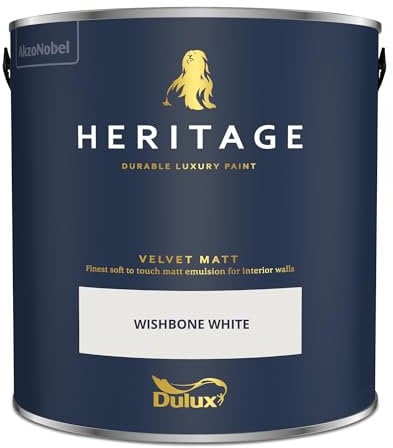 Dulux Heritage Paint (2.5L, Wishbone White)