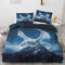 GEDAEUBA Winter Bettwäsche 135x200 Drachen - Fantasy Drachenmotiv Bettbezug 135 x 200 2er Set, Wendebettwäsche und Kissenbezug 80x80, Weiche & Angenehme Mikrofaser Bettwäsche-Sets mit Reißverschluss