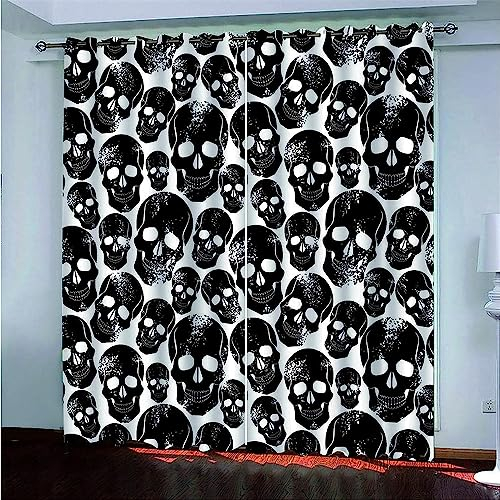 3D Digitaldruck Polyester Faservorhänge, Wohnzimmer Küche Schlafzimmer Kinderzimmer Verdunkelungsvorhänge, Perforierte Vorhänge 2-Teiliges Set - Car