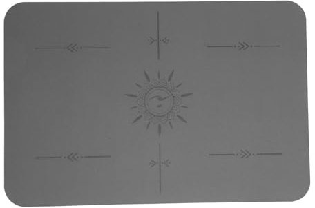 Nähmaschinen-Dämpfungsmatte, PU-Gummi Nähmaschinenmatte Einfach zu Verwenden Nähmaschinenunterlage, Reduzieren Sie die Vibrationen der Nähmaschine. Bewegung und Ausrutschen (GREY)